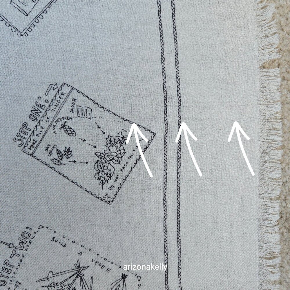 Madewell WOOL "How To Start a Campfire" Scarf Camping Outdoors Hiking Woods - Picture 10 of 11